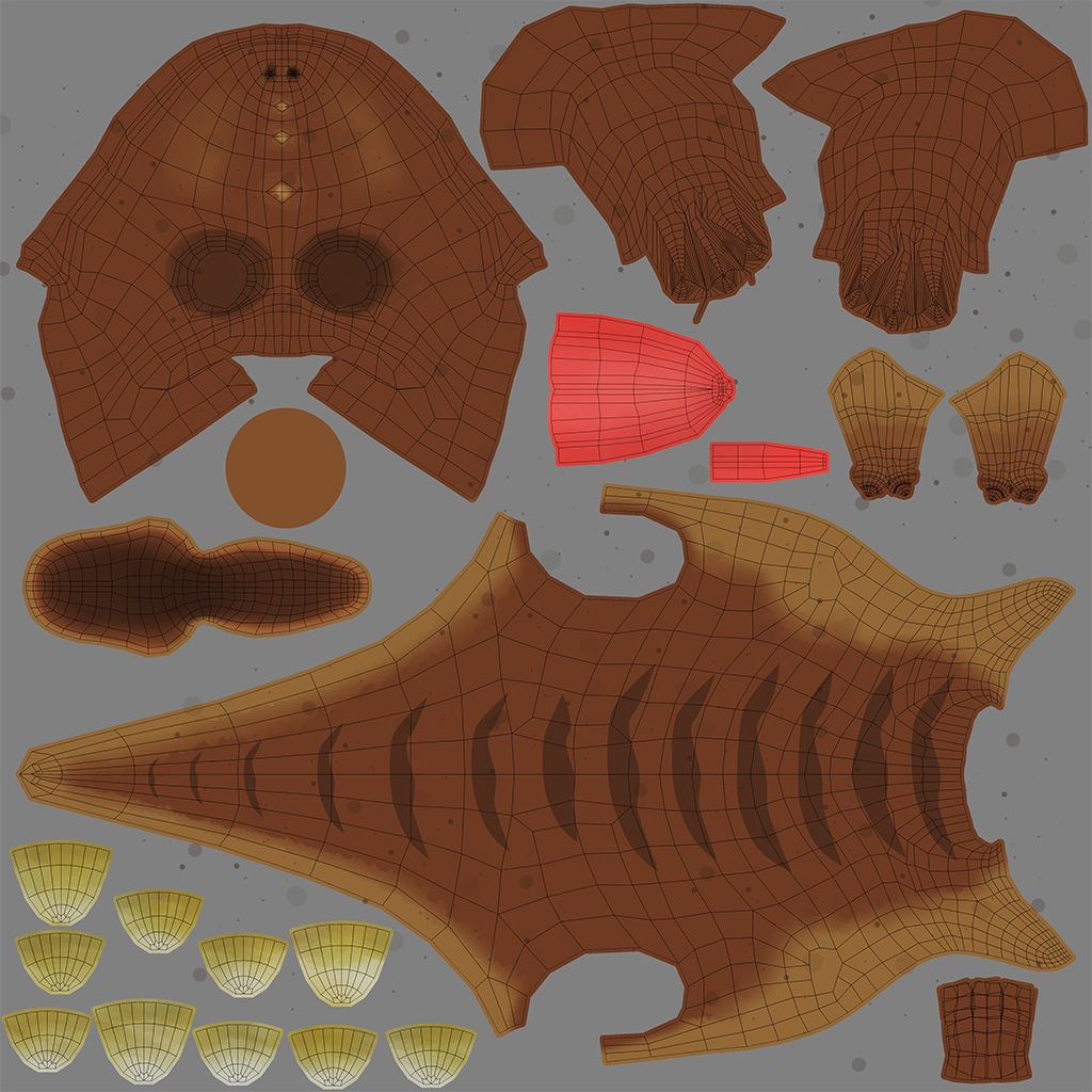 T-Rex Cartoon Dinosaur Low-poly 3D model_5