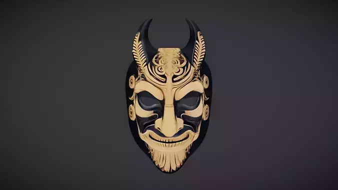 Samurai Demon Mask