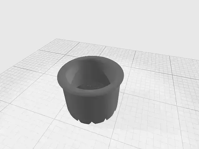 knob hole drywall repair insert 3D print model