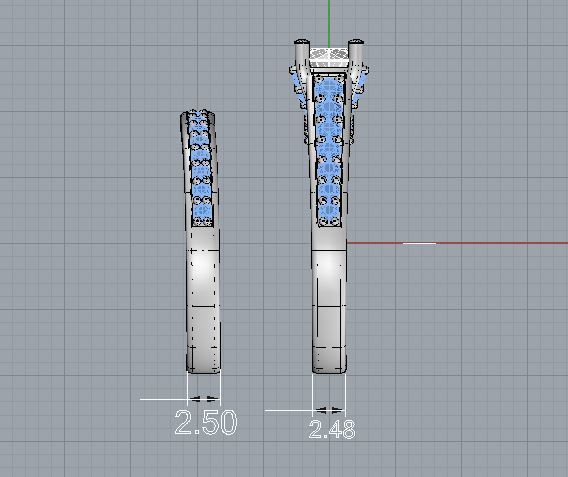 Crossover Claw Solitaire Diamond Ring with Side Band 3D print model_12