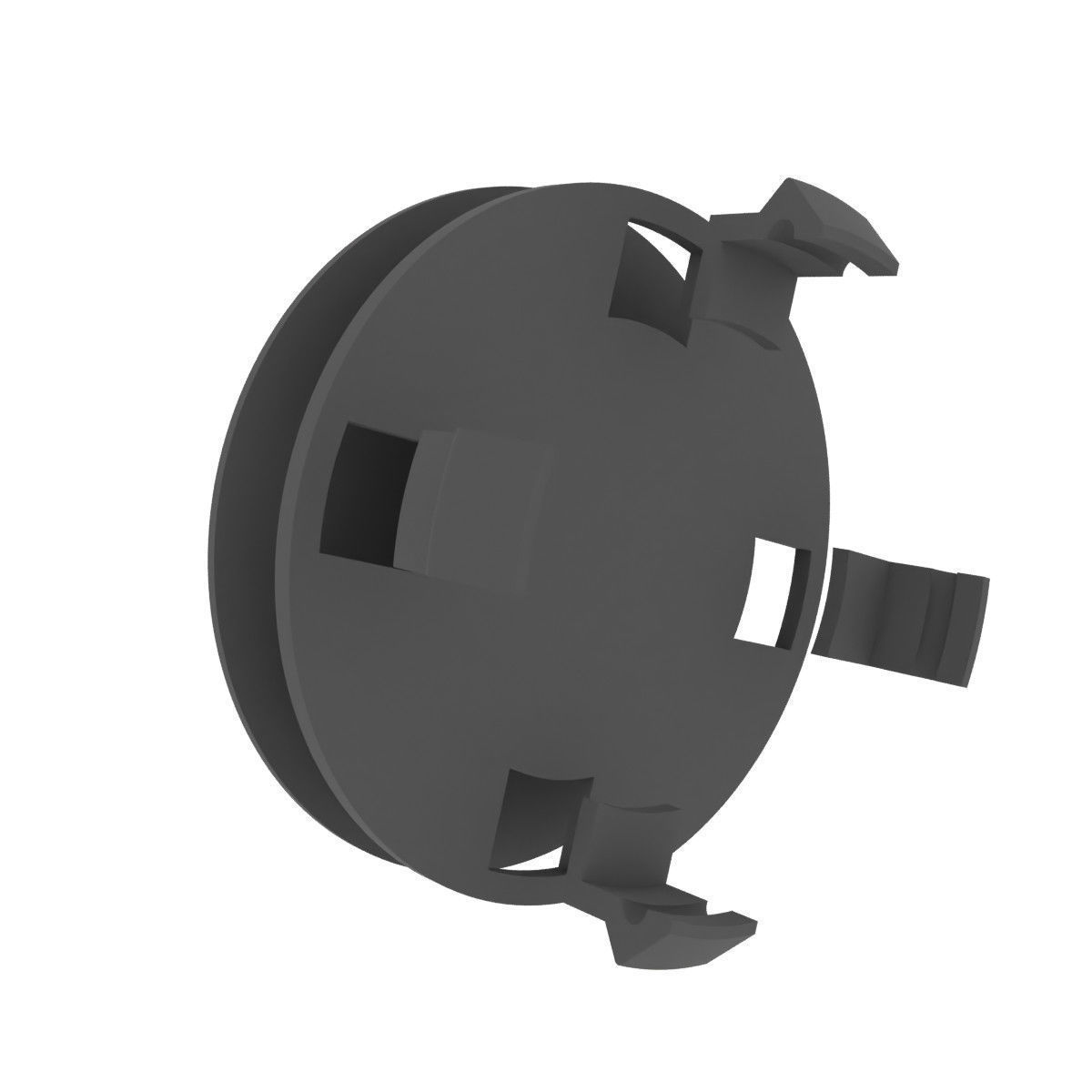 Wheel center cap designed Audi style 610C 6010K74 3D print model_10