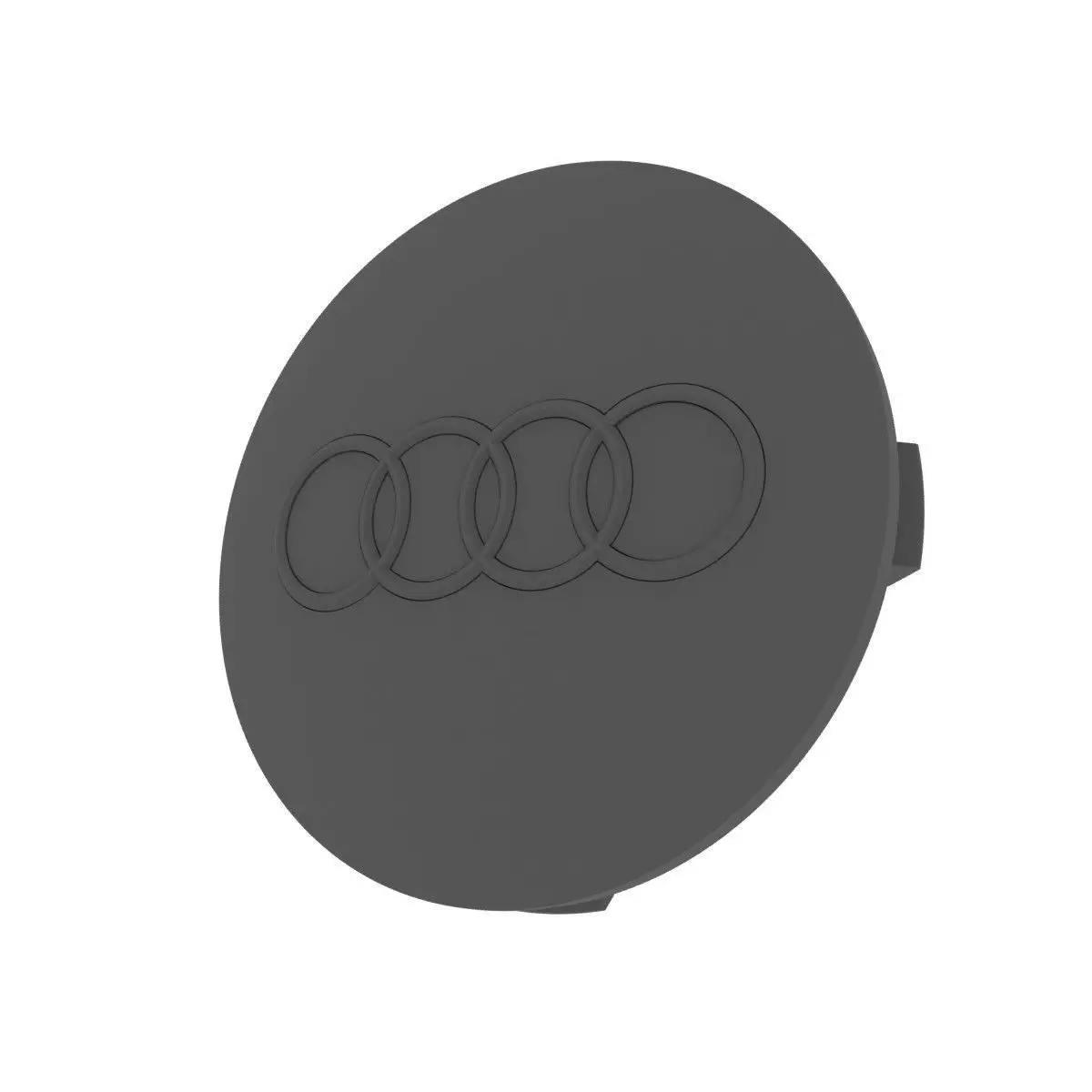 Wheel center cap designed Audi style 610C 6010K74 3D print model_0