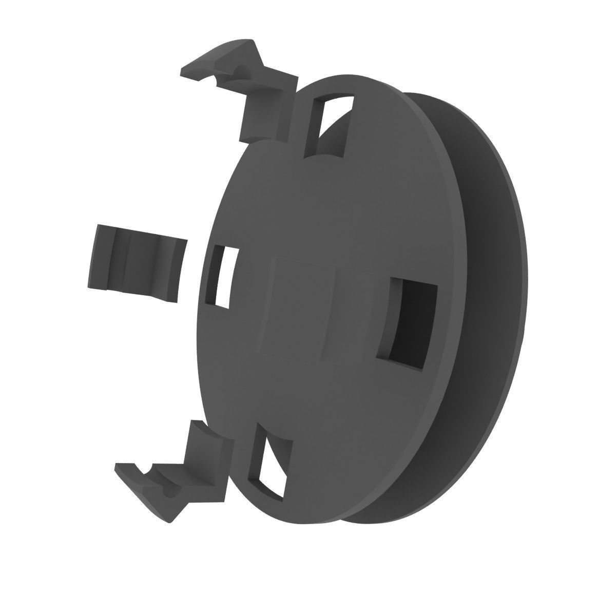 Wheel center cap designed Audi style 610C 6010K74 3D print model_11