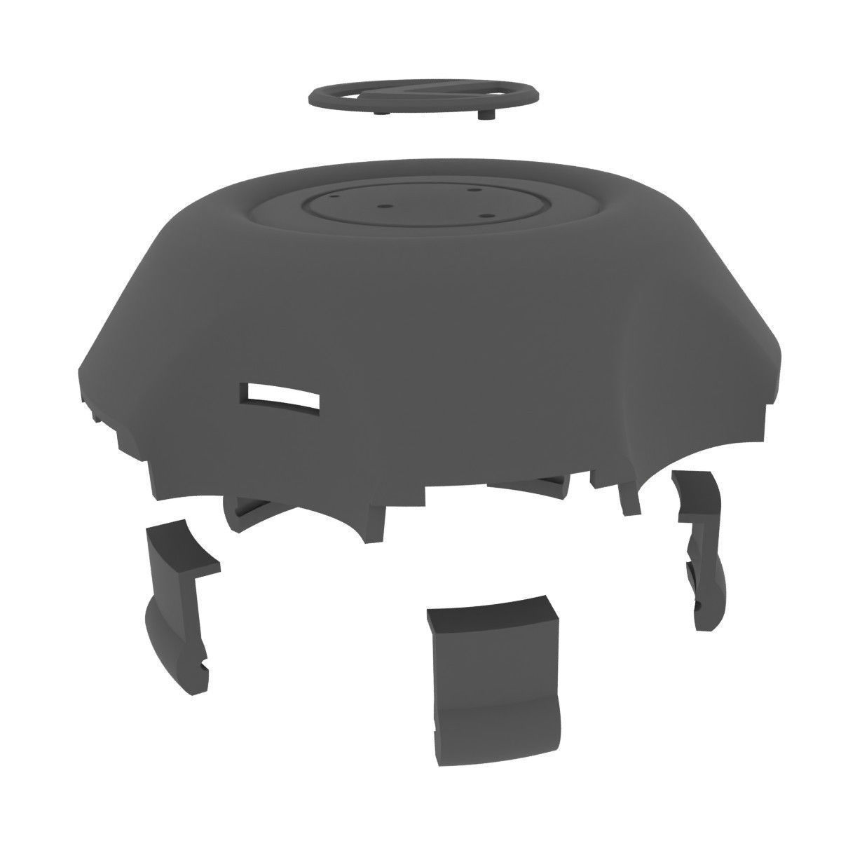 Lexus LX470 wheel center cap 42603-60600 3D print model_8