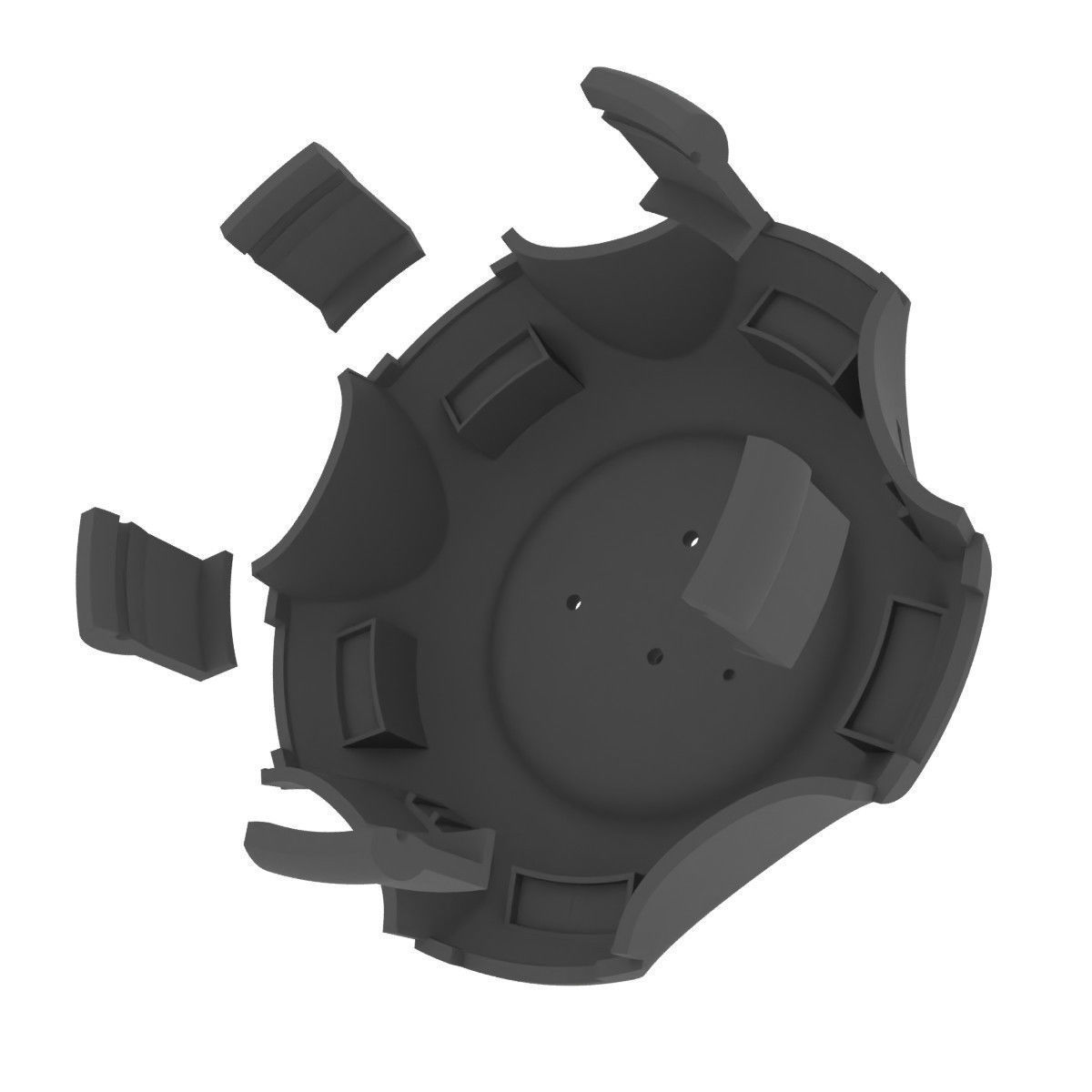 Lexus LX470 wheel center cap 42603-60600 3D print model_14