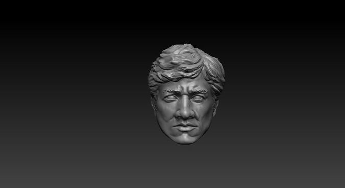 Jackie Chan Head 3D print model