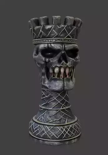 ornate king chess piece 2