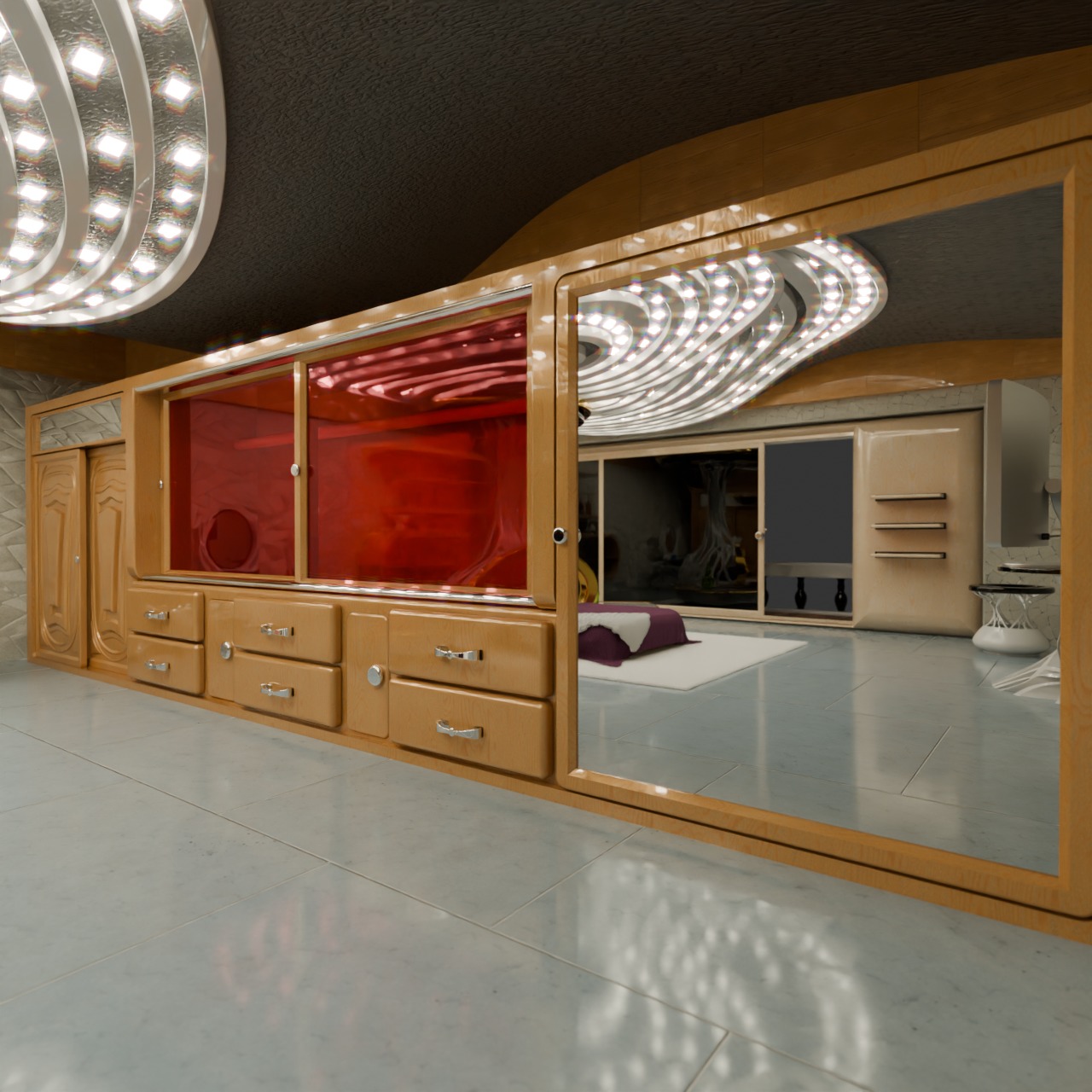 Dressing room 3D model_1