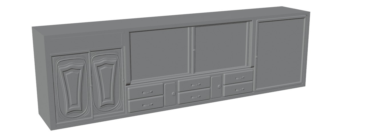 Dressing room 3D model_4