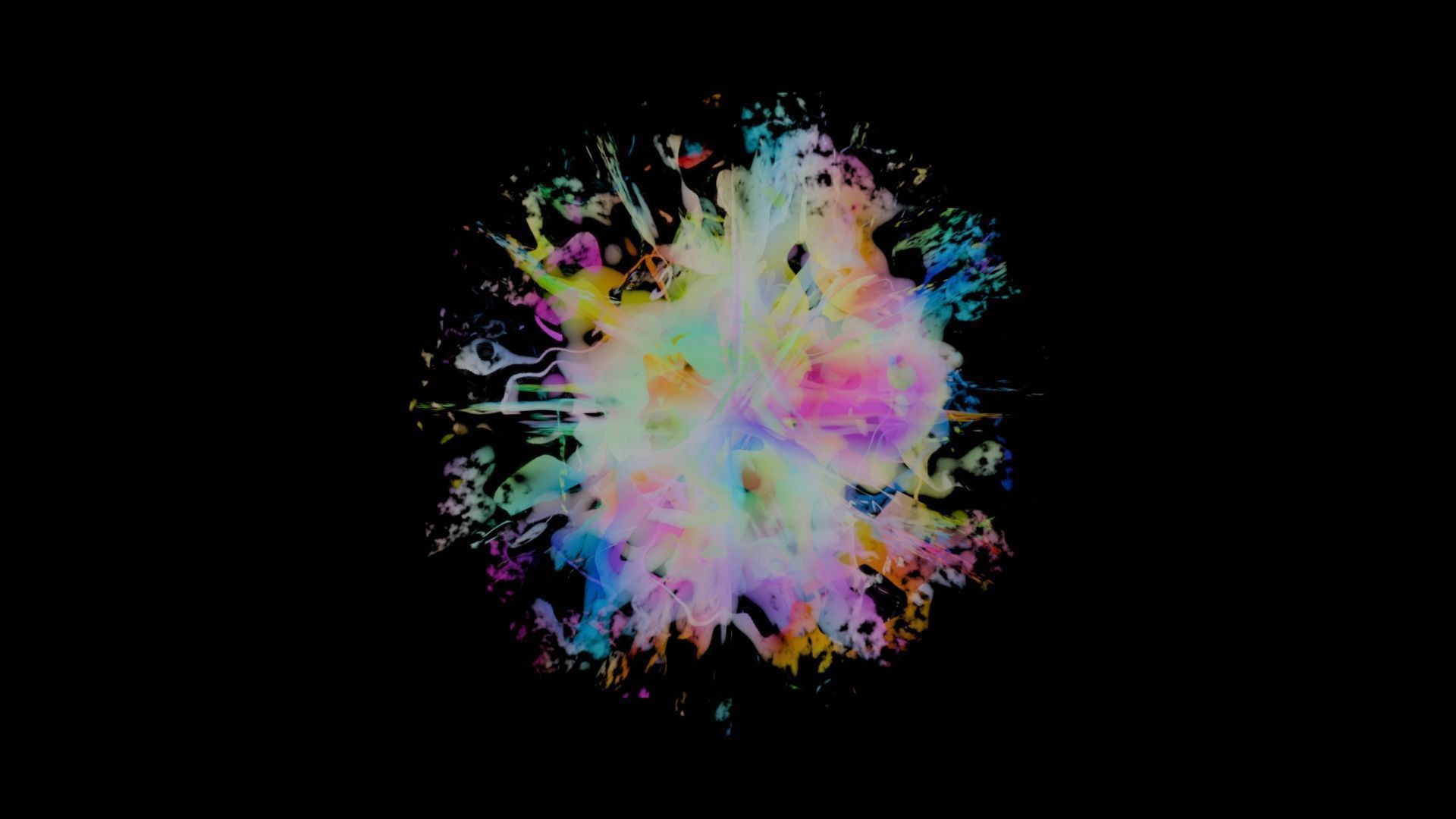 Vibrant Color Burst - Abstract Alpha Emission Noise Effect Texture_3