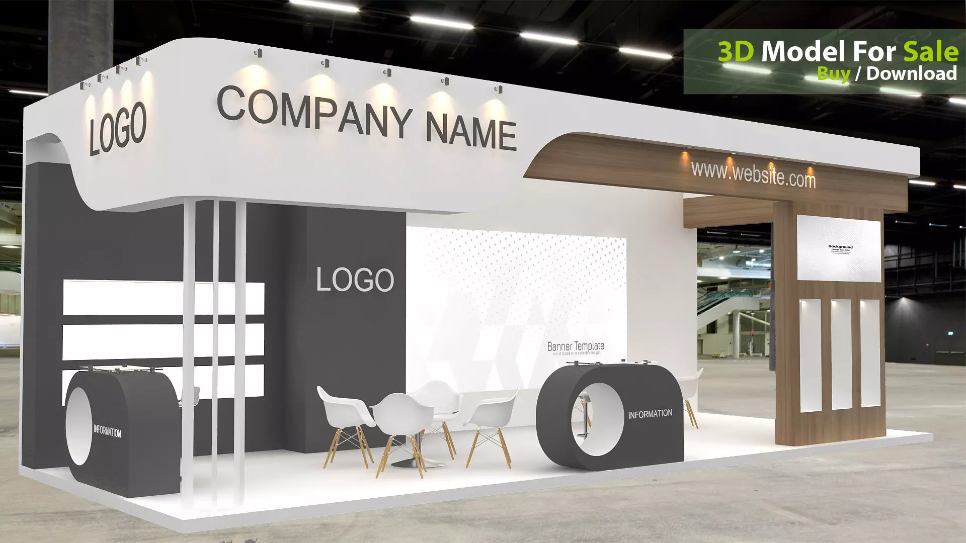 3D Model Exhibition 3D model_4