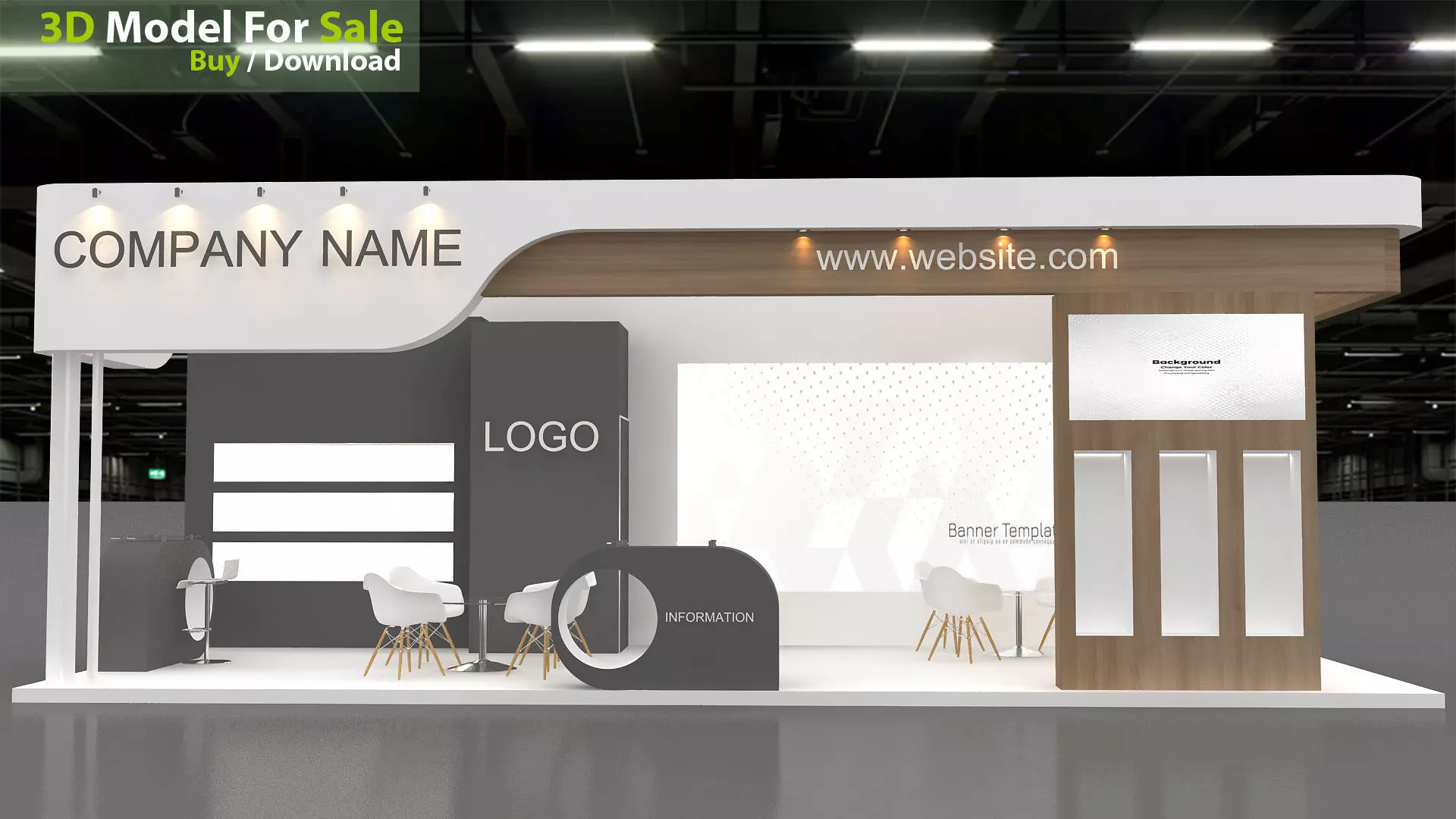 3D Model Exhibition 3D model_1