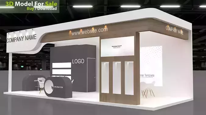 3D Model Exhibition 3D model 3D Model Exhibition 3D model