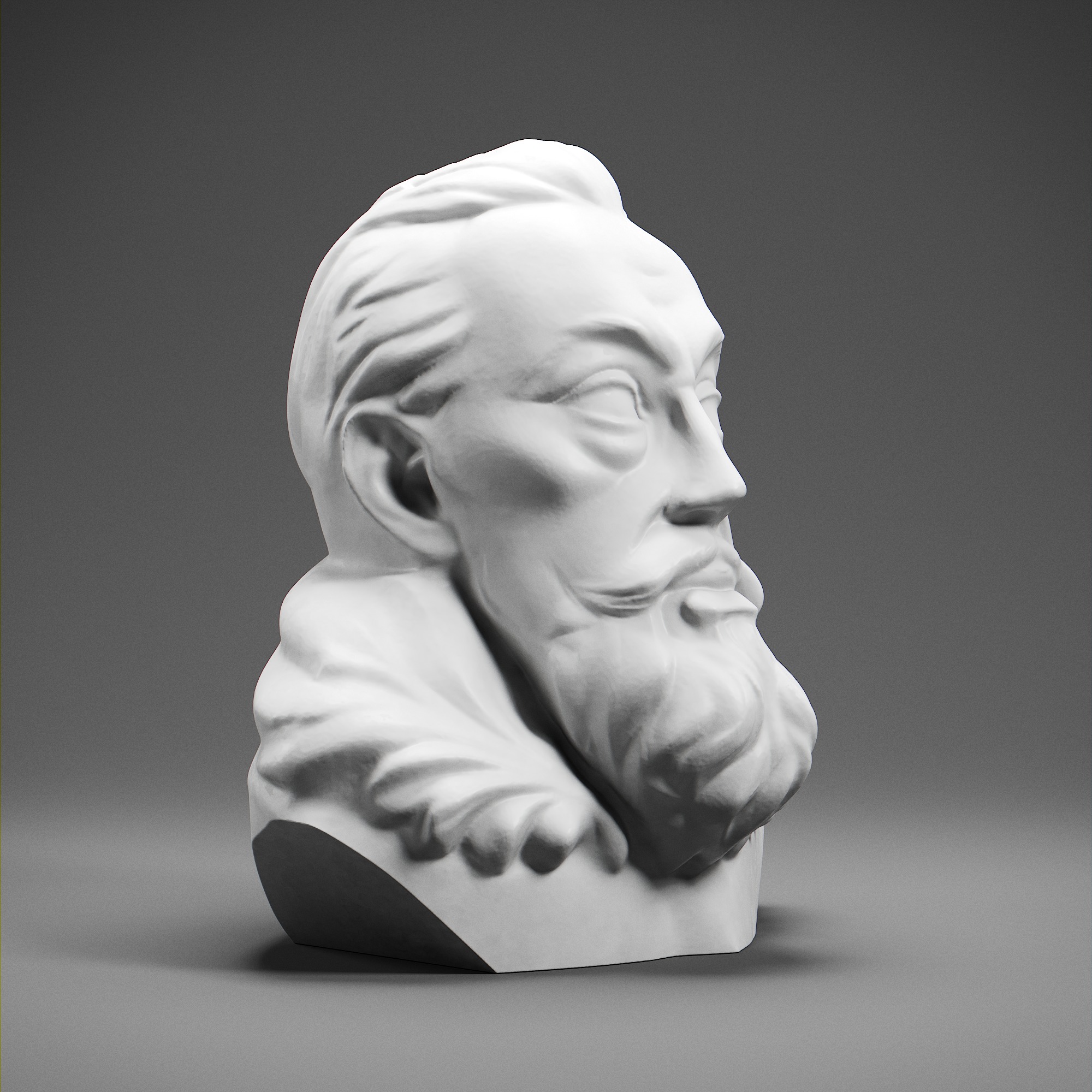 Johannes Kepler 3D print model_7