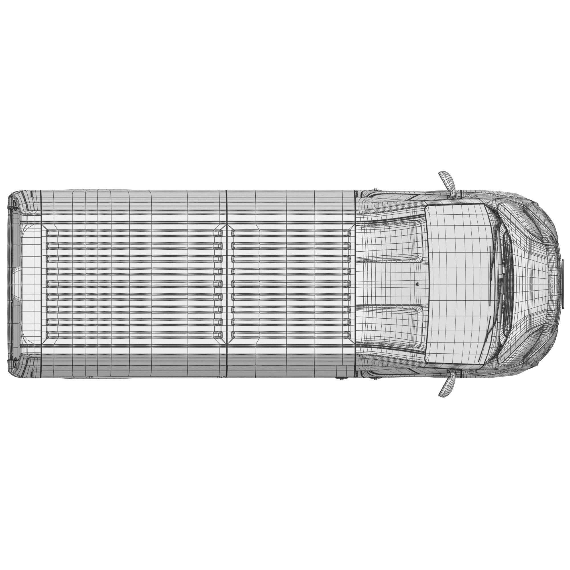 2024 FIAT DUCATO L3H3 Detailed interior 3D model_20