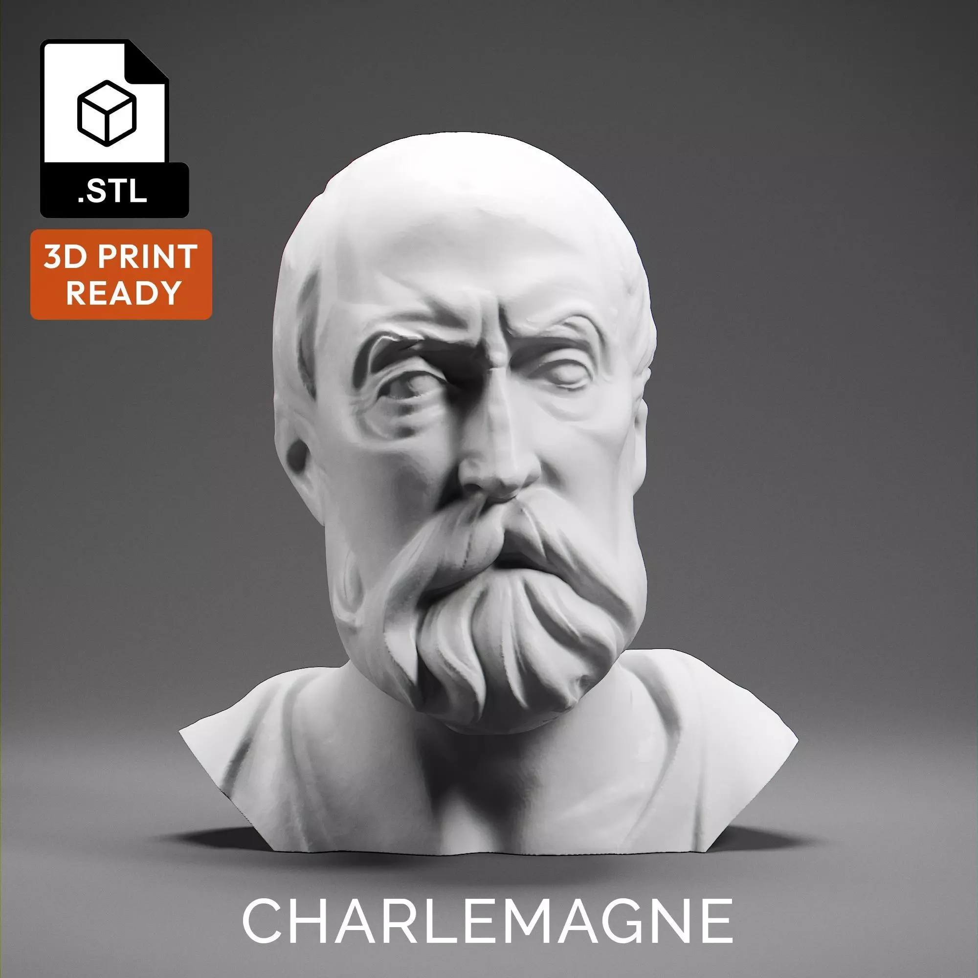 Charlemagne 3D print model_0