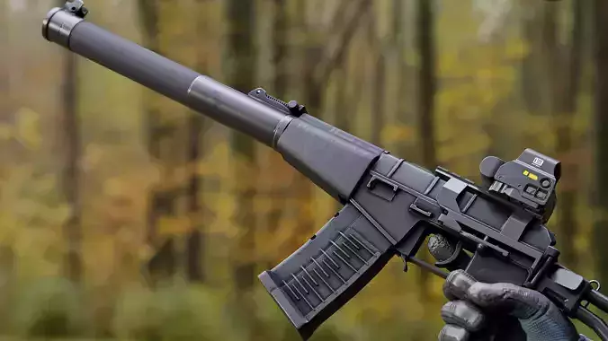 As Val Rifle Game-Ready Asset