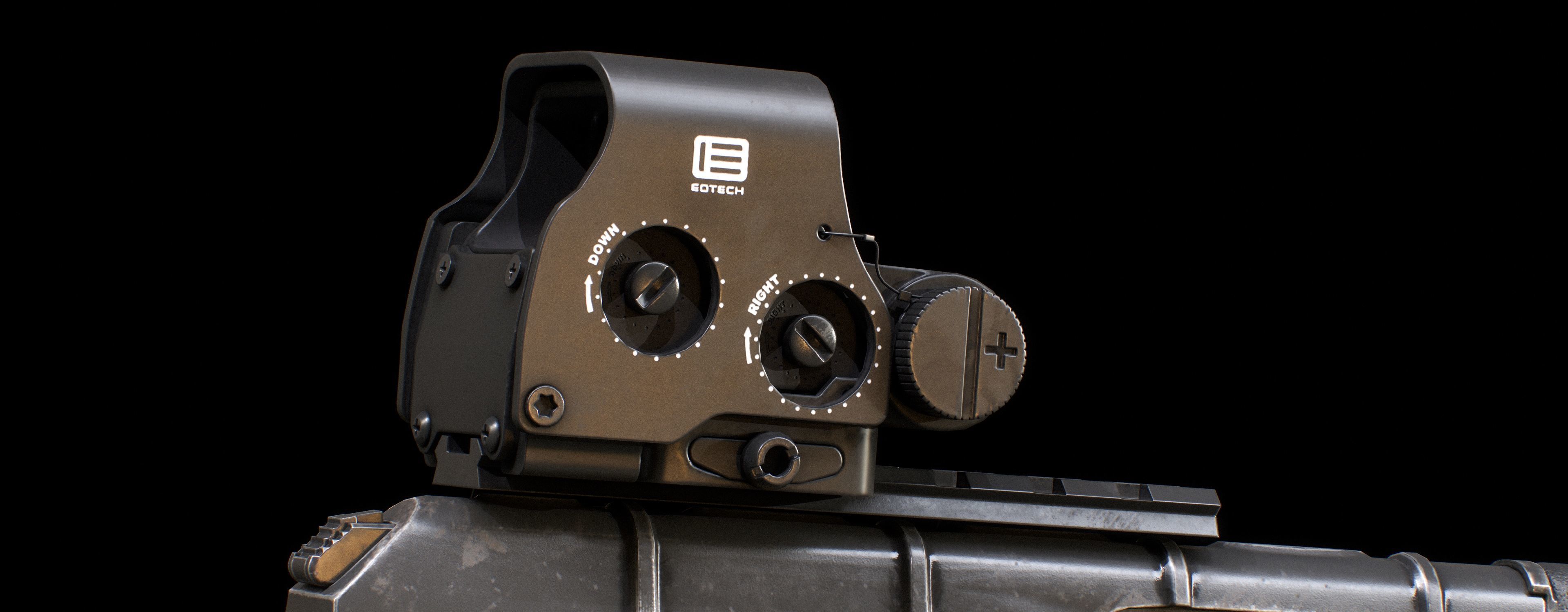 Silenced Weapon Pack Low-poly 3D model_2