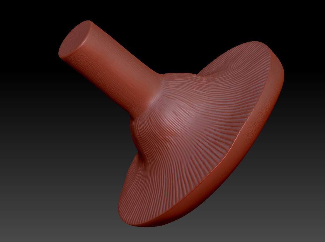 Lactarius resimus 3D print model_2