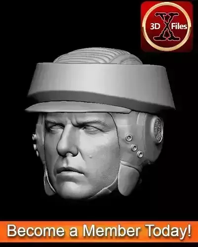 Star wars Head  - Endor Trooper - Tom Cruise - Action Figure