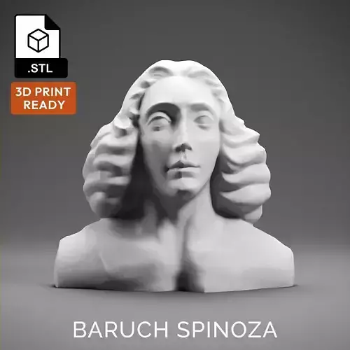 Baruch Spinoza 3D print model