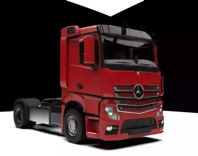 Mercedes Benz Actros 3D Model  High-Quality  LKW 3D model