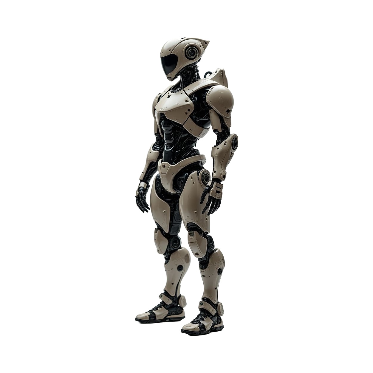 Futuristic Humanoid AI Robot Model 3D model_1