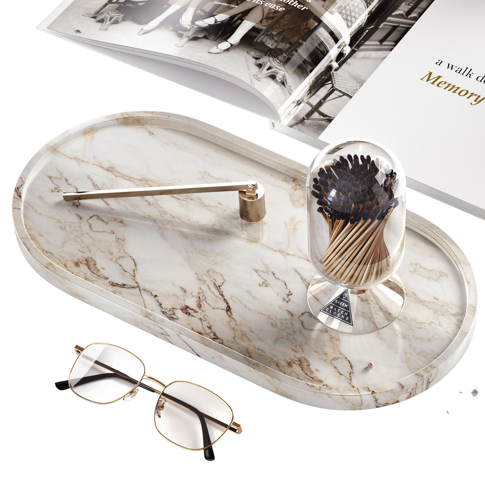 Decor set 39 3D model_3