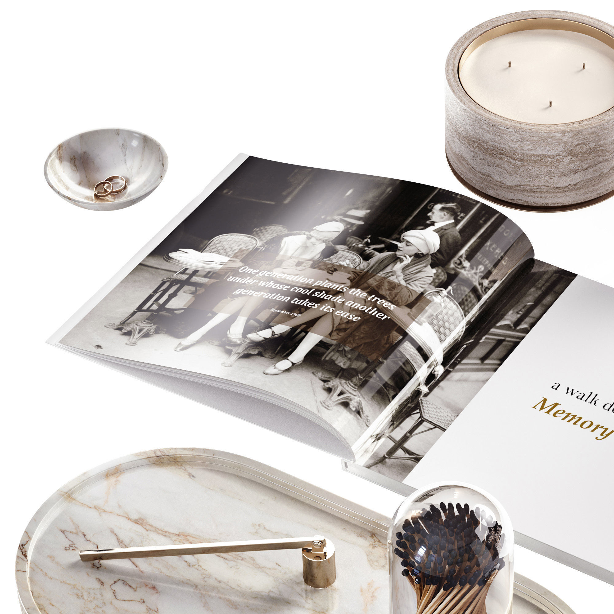 Decor set 39 3D model_1