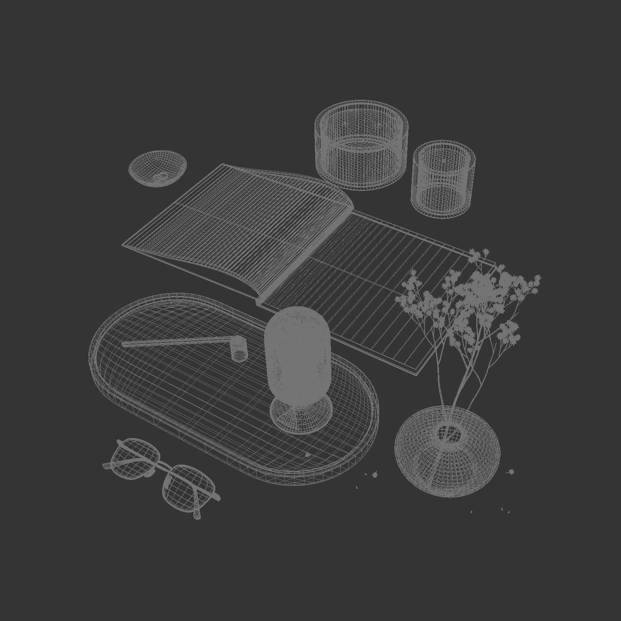 Decor set 39 3D model_9