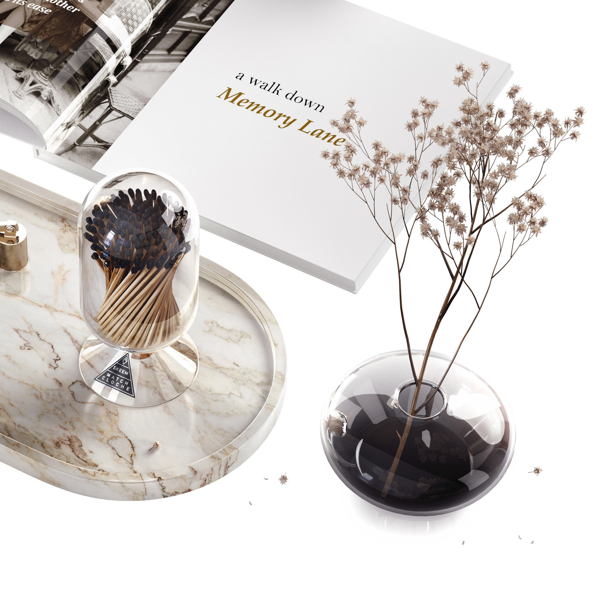 Decor set 39 3D model_4