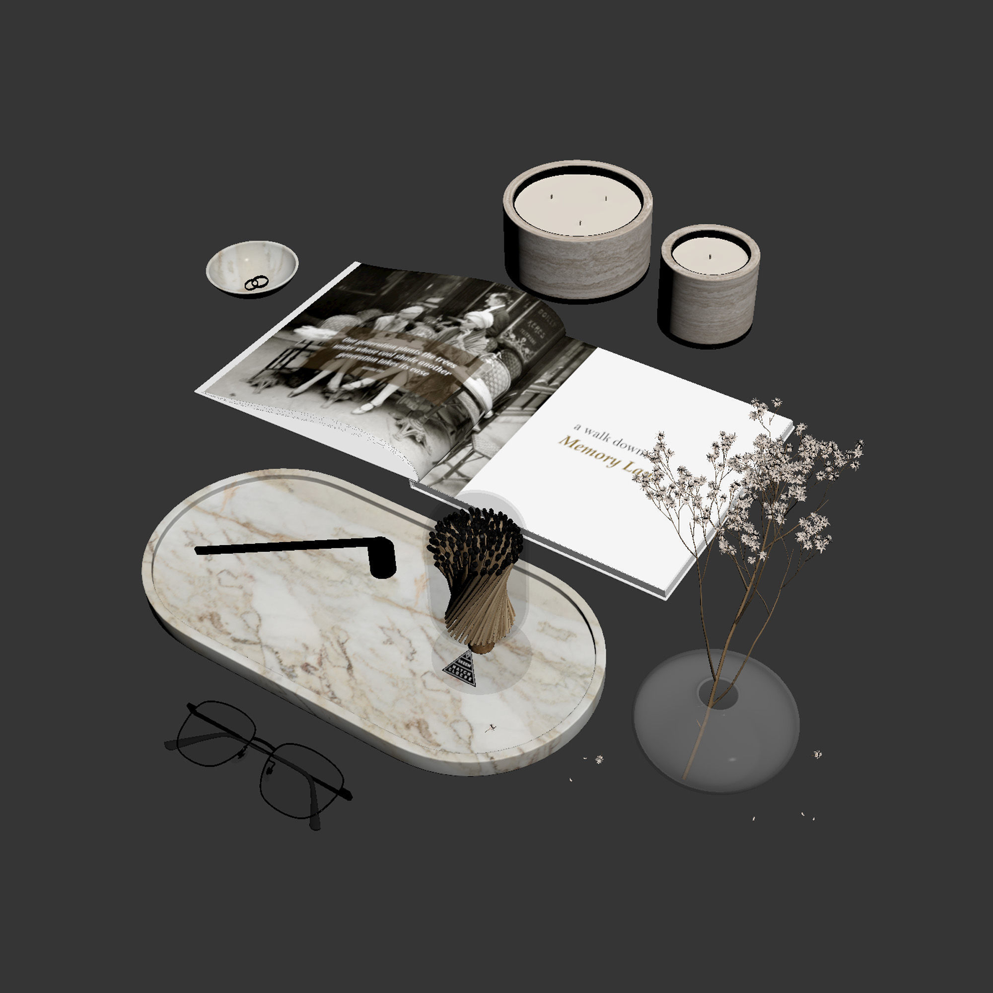 Decor set 39 3D model_6