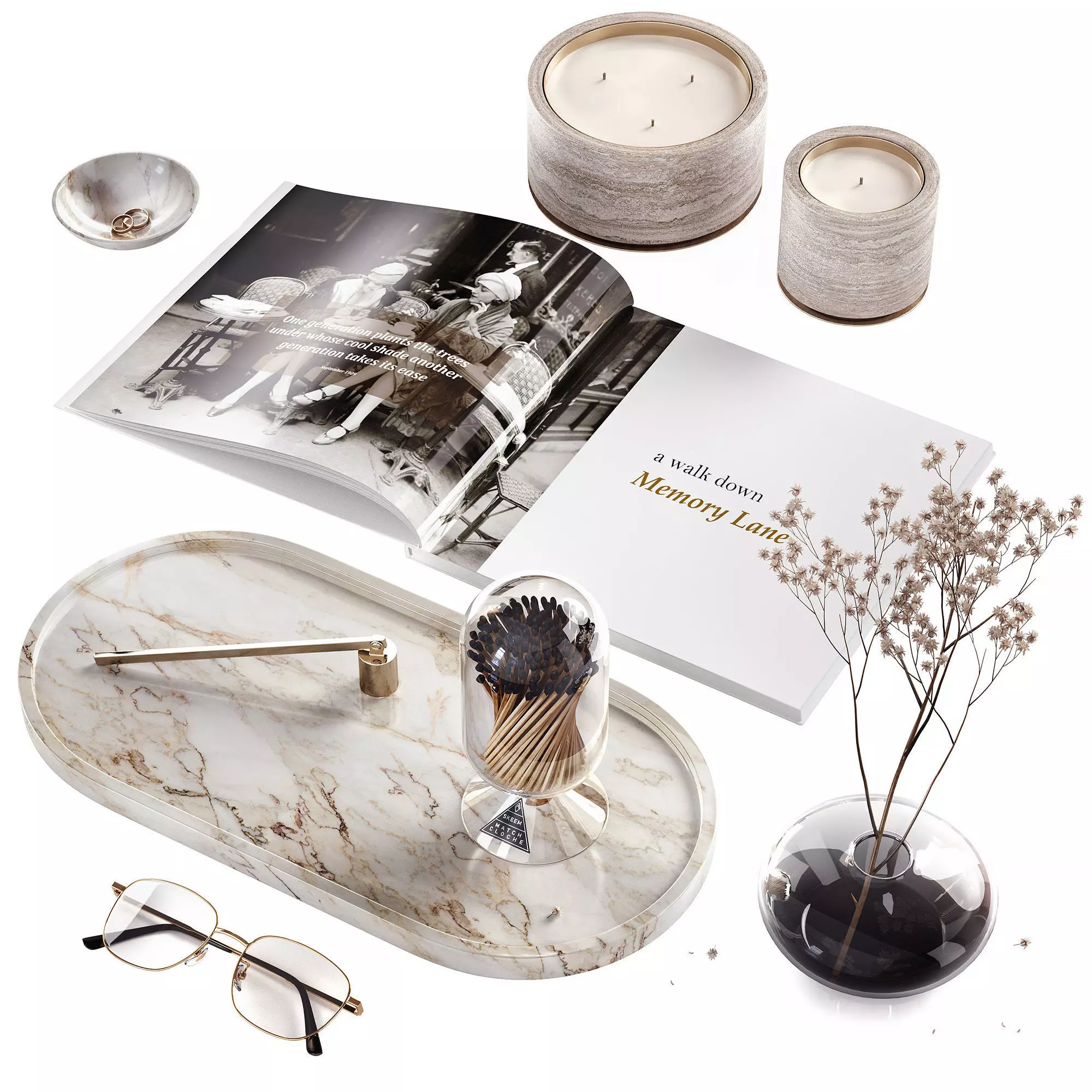 Decor set 39 3D model_0