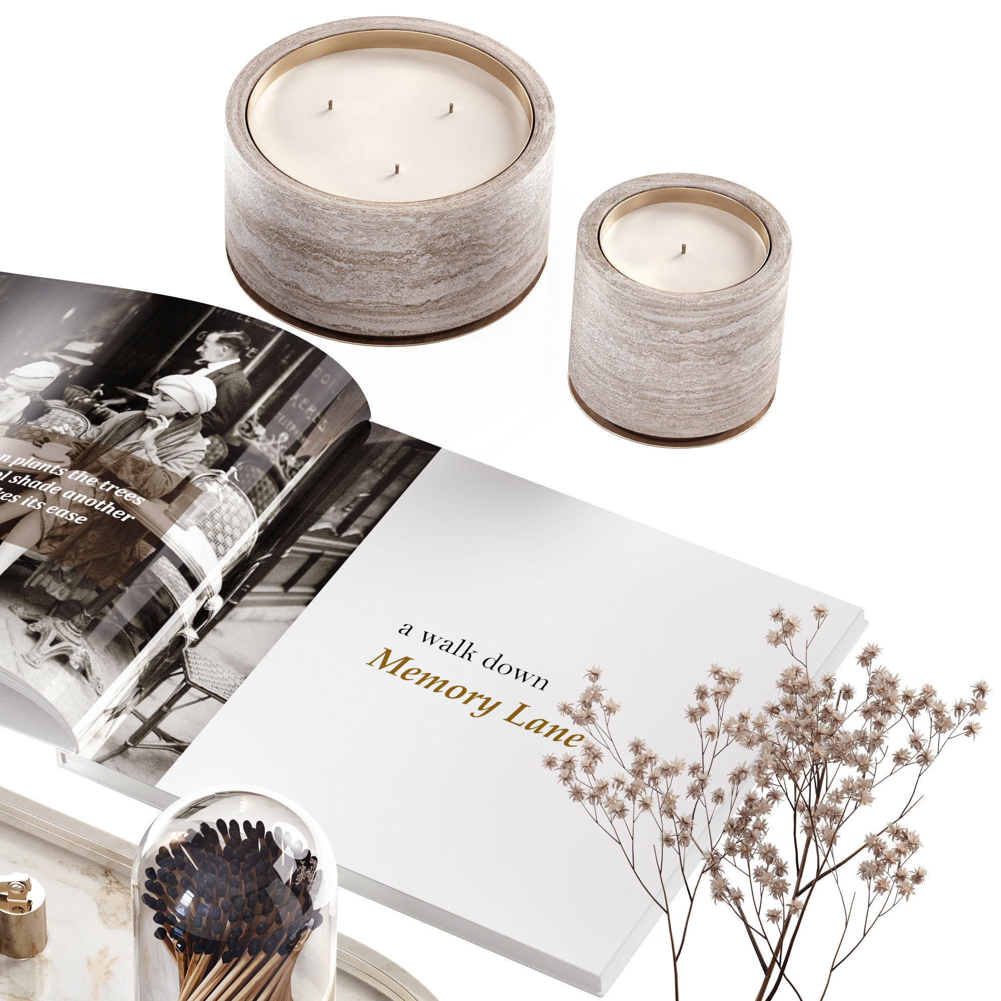 Decor set 39 3D model_2