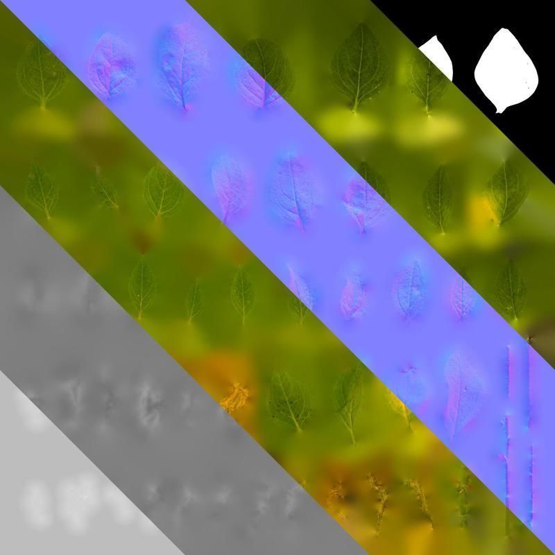 Anydrafts Petunia x atkinsiana Leaf 02 Texture_8