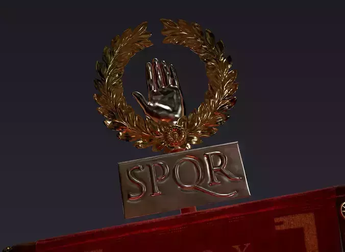 Roman Standard - Legio X Vexillum