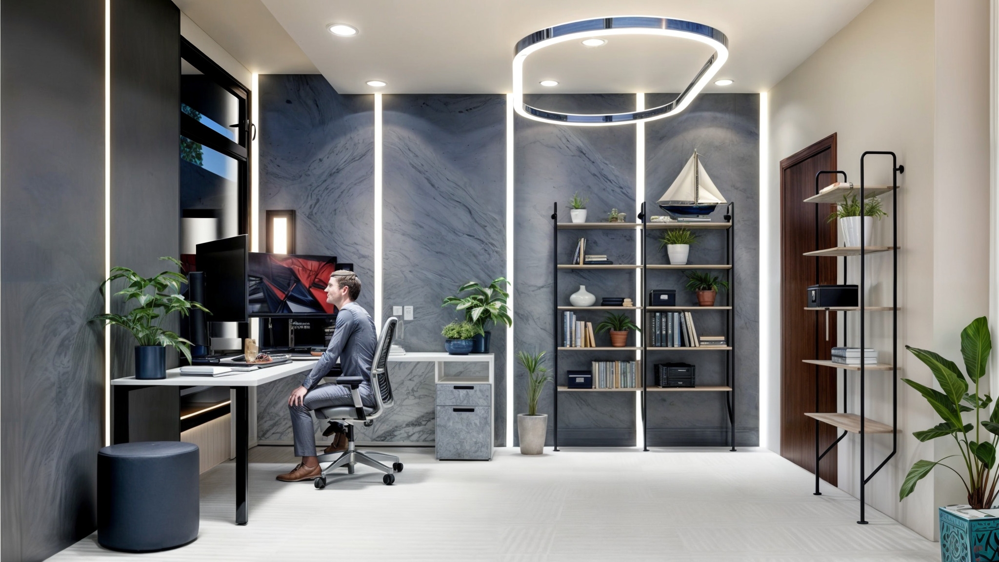 Modern House  Complete Revit and Lumion Fully Furnished 3D model_5