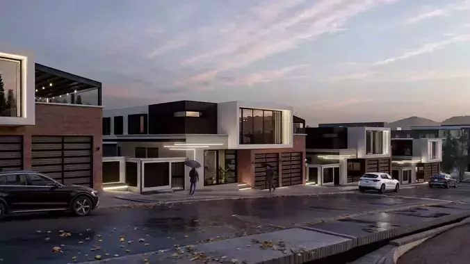 Modern House  Complete Revit and Lumion Fully Furnished