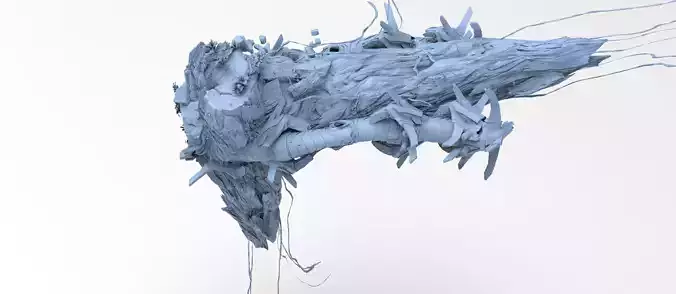 Deep Asteroid mine facility exterior 2