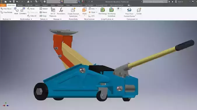 SCA Hydraulic Trolley Jack 1400kg design 