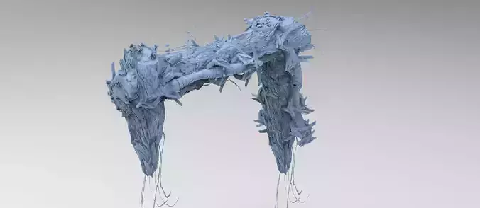 Deep Asteroid mine facility exterior 7