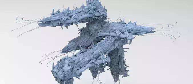 Deep Asteroid mine facility exterior 9