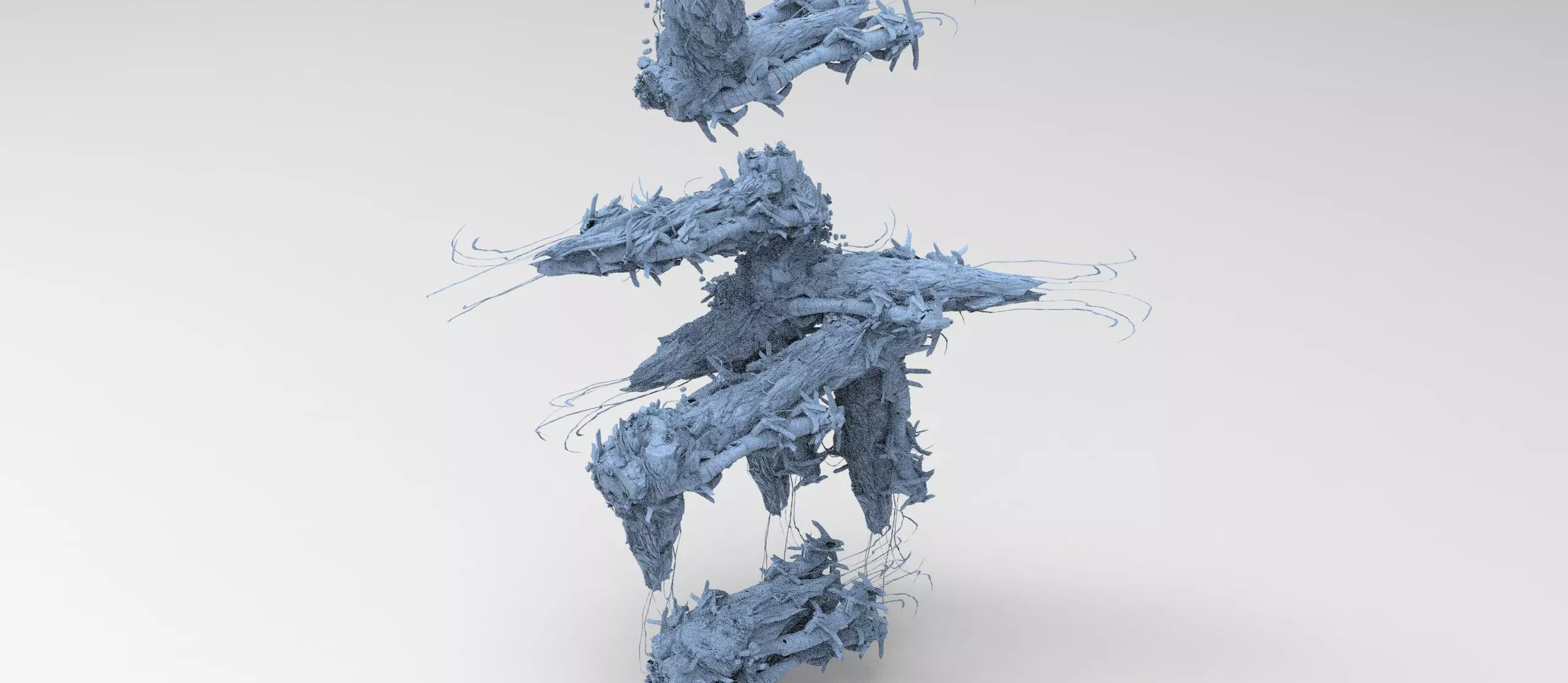 Deep Asteroid mine facility exterior collection 1 3D model_0