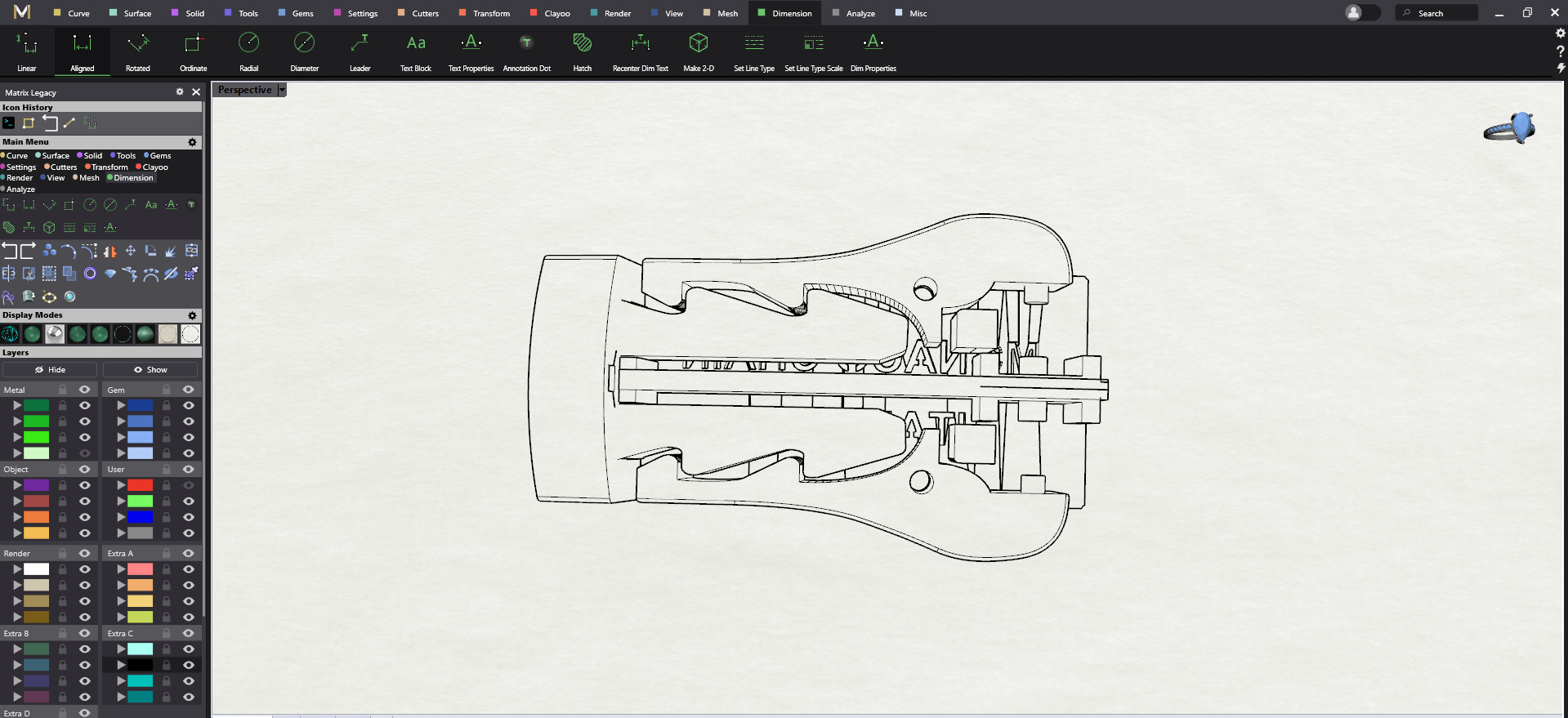 9mm monaco box claps lock for cuban chain 3D print model 3D print model_12