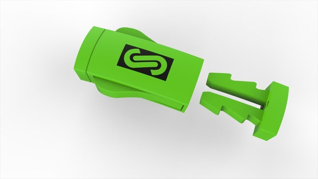 9mm monaco box claps lock for cuban chain 3D print model 3D print model_22