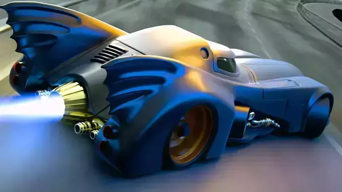 Phatmobile - Rigged Car Model