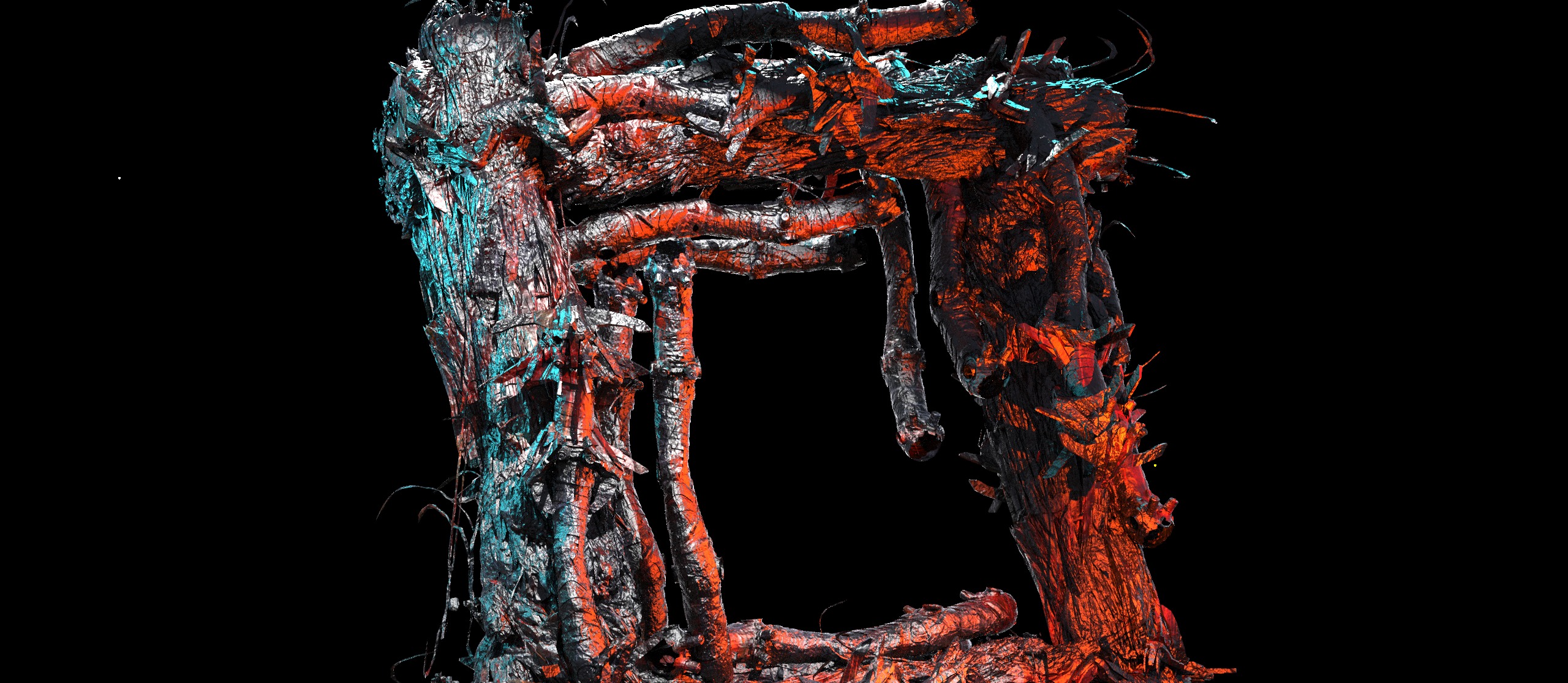 Deep Space leviathan monster station squares 2 3D model_1