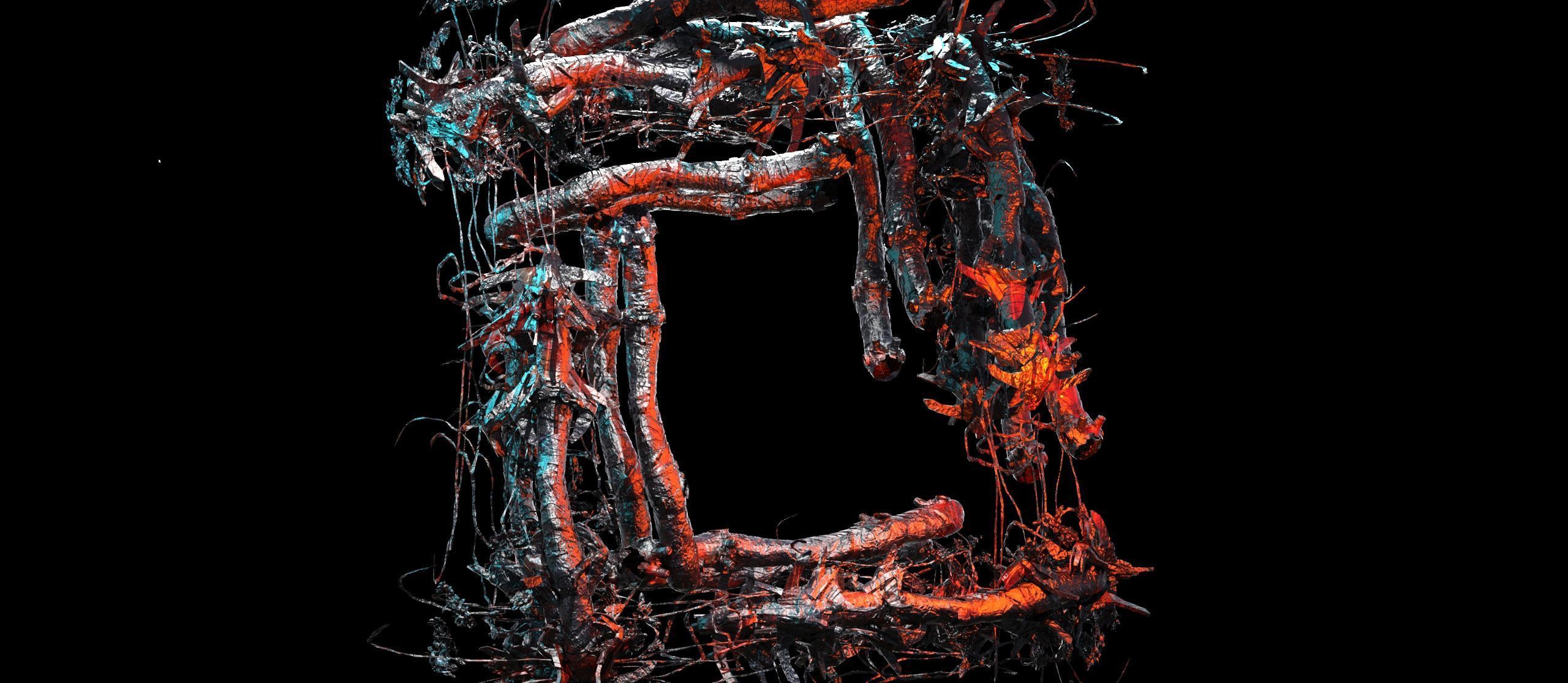 Deep Space leviathan monster station squares 3  3D model_4