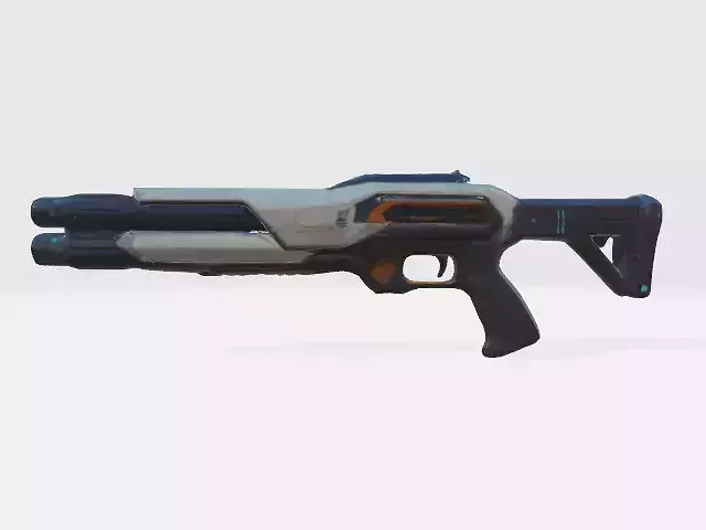 Lowpoly scifi gun
