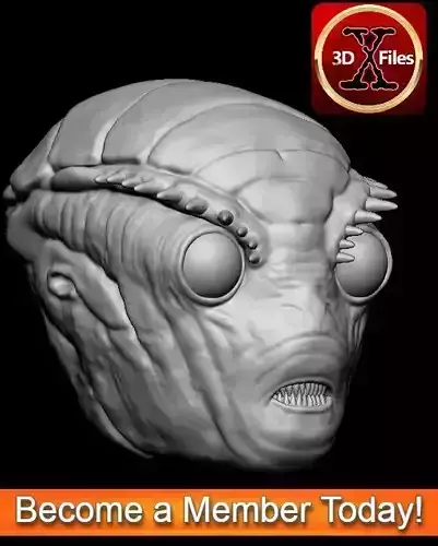 Star wars Head sculpt - Mimbanese - Action Figure Head